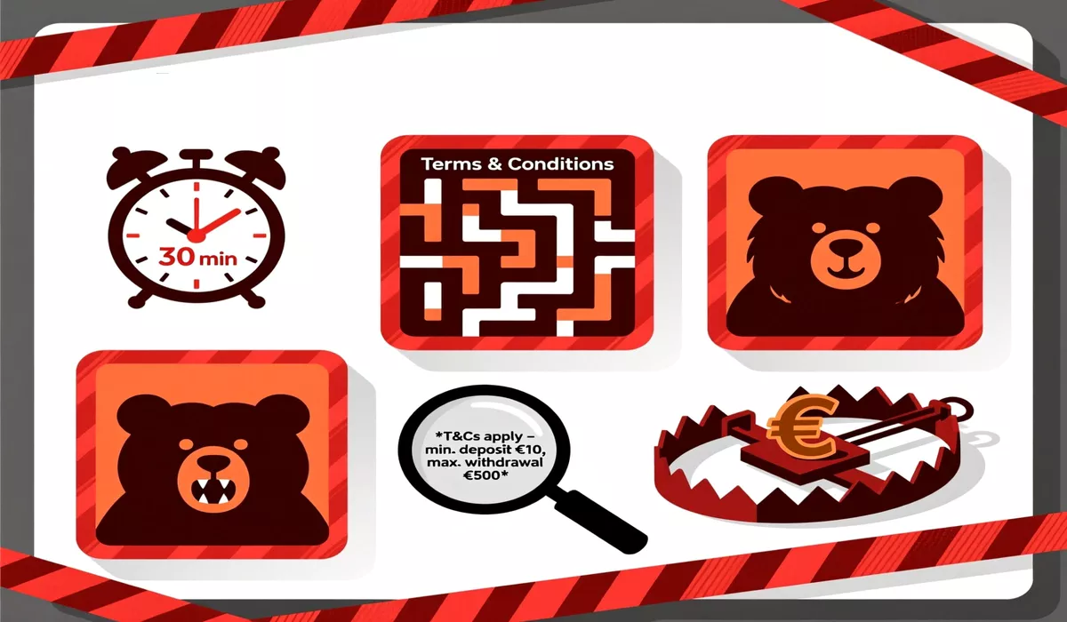 Illustration des pièges classiques à éviter avec les bonus de paris sportifs